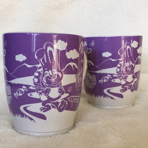Milka Osterbecher Chocolate Candy Company Mug Mugs (Set of 2 items) FLAW - Picture 10 of 15